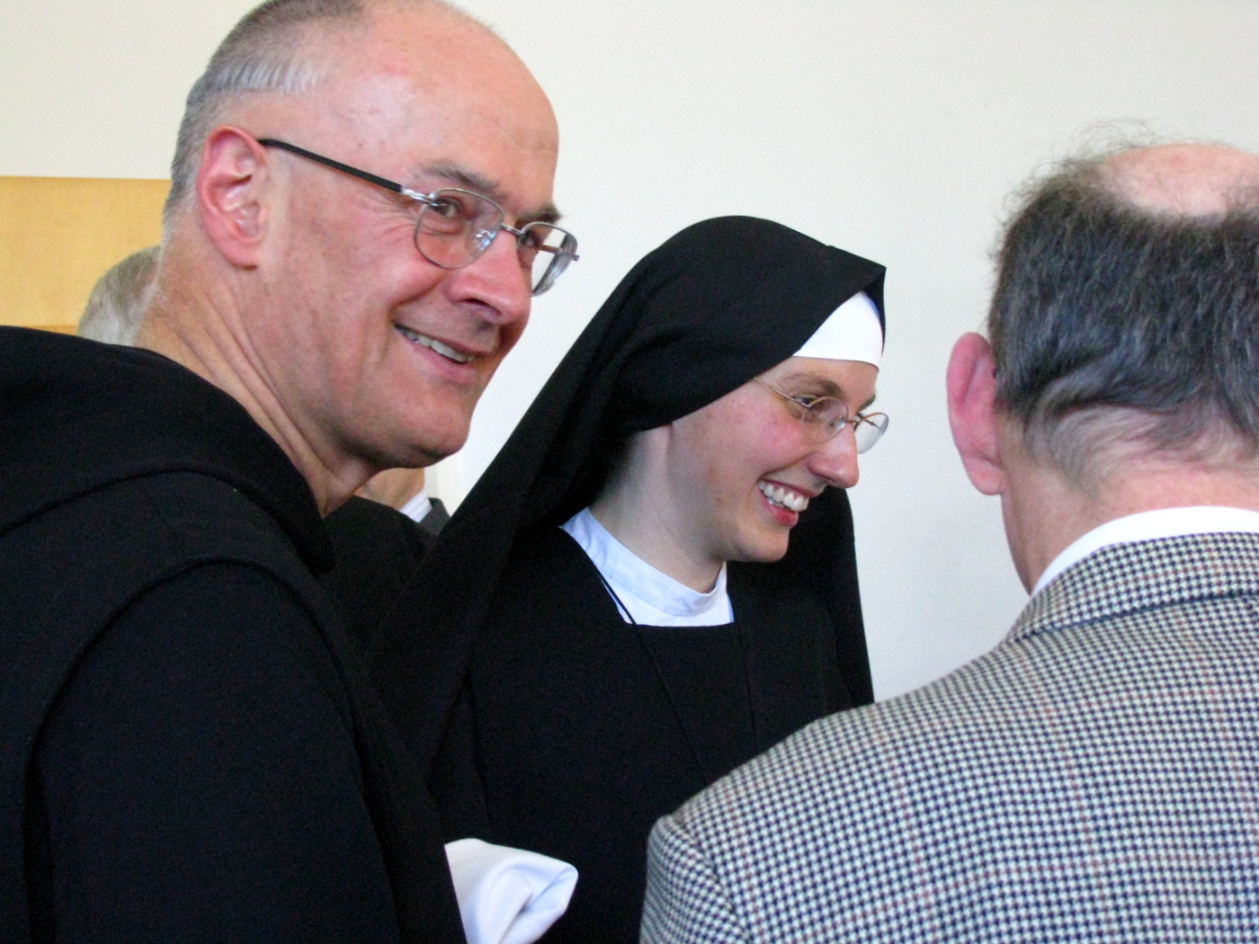 Fr Bruno OSB and Sr Marie Liesse