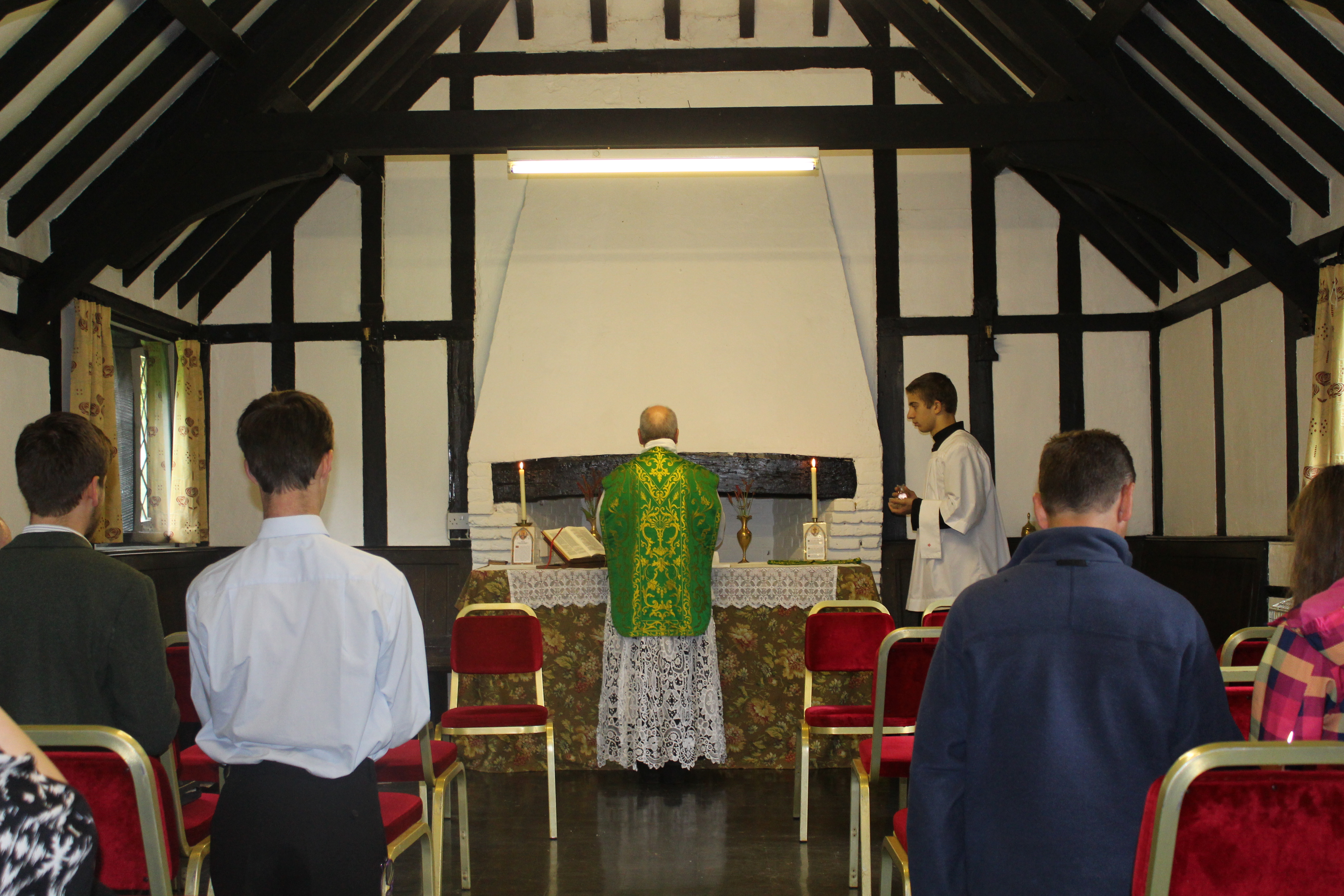 Mass before the start of the Pilgrimage . 